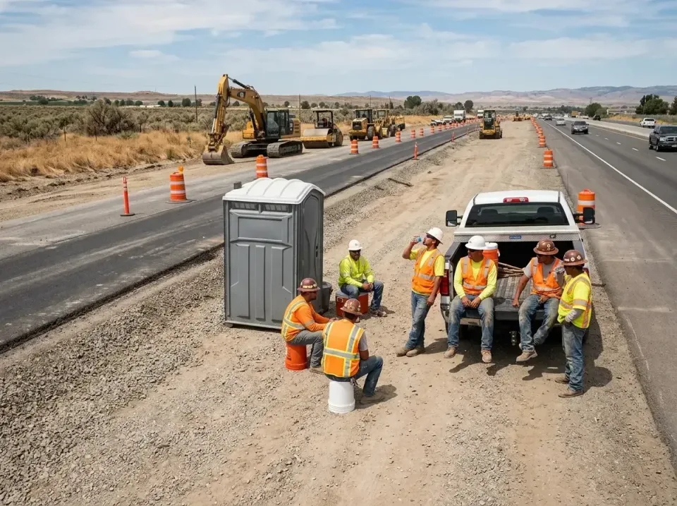 highway-road-construction-crew-007 — frequently asked questions, Porta Potty and Restroom Rentals in Murrieta, CA